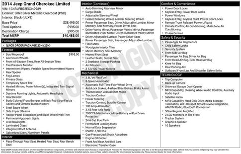 jeep grand cherokee 2014 1C4RJFBG2EC349989 image jeep grand cherokee 2014 1C4RJFBG2EC349989 image